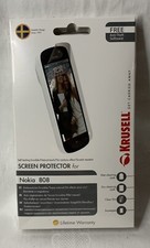 Krusell Schutzhülle Display Schutzfolie Nokia 808 Neu 5 Stk