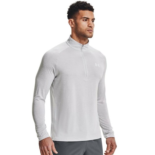 Men's Under Armour Tech 2.0 Half-Zip Long Sleeve Size Small Halo Gray NWT