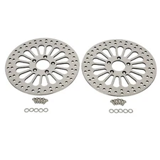 11.8" Front Brake Rotor Dual Disc For Harley Touring 2008-2013  Super Spoke SS