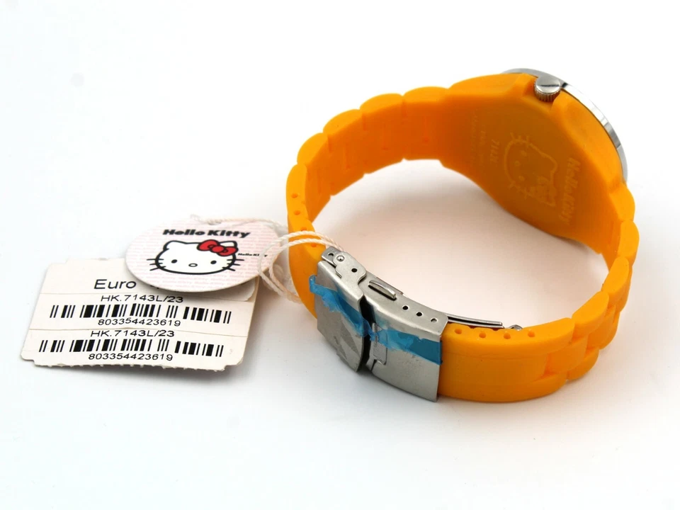 Reloj Hello Kitty Silicona Color Amarillo Diámetro 35.5mm Niña Promo Outlet Foto 4 de 4