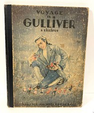 Ancienne Bande dessinée Voyage de Gulliver à Lilliput Noël Dufourt 1947