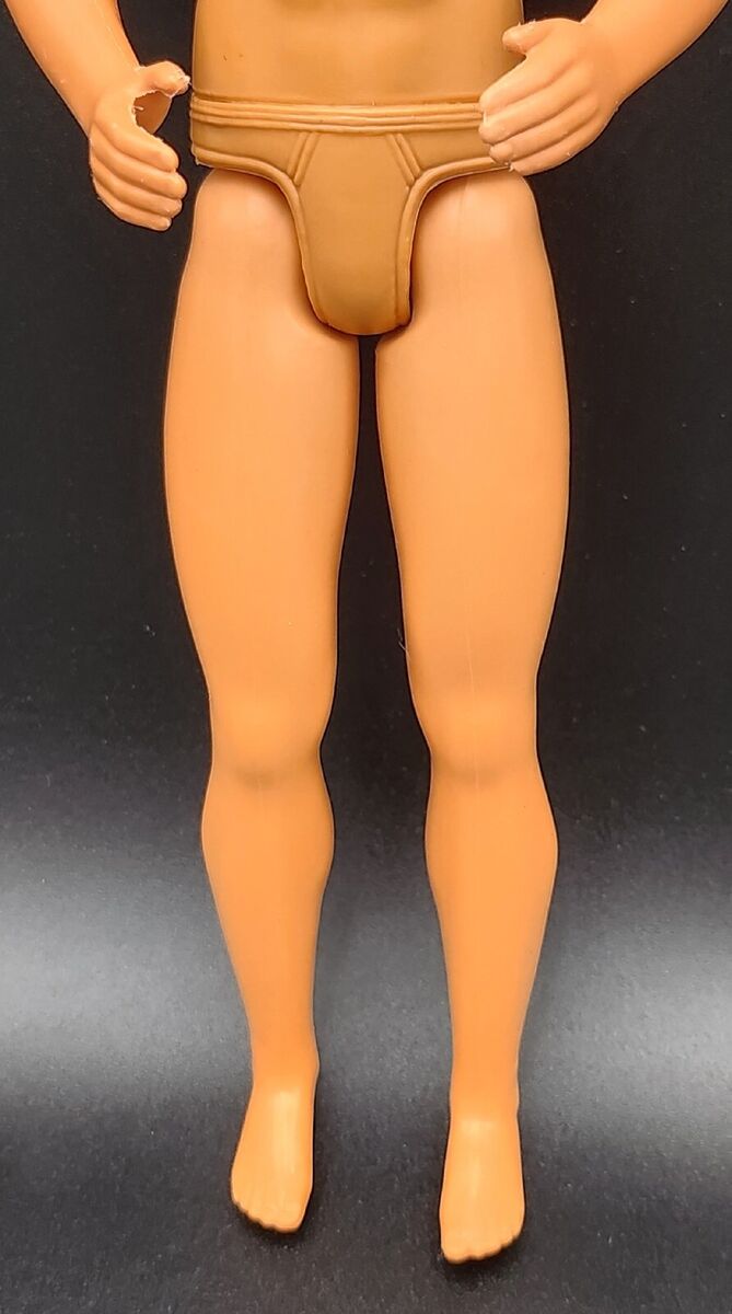 愛ちゃん USA製 90's Vintage Ken Bbrown 絵画 Vintage Ken Doll 1968 Body/1990Head Mattel Barbie Twist N