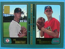 ADAM WAINWRIGHT, PHIL DUMATRAIT 2001 TOPPS 50 YEARS ANNIVERSARY DRAFT PICKS #355