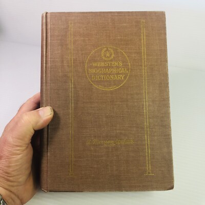 Webster s Biographical Dictionary 1956