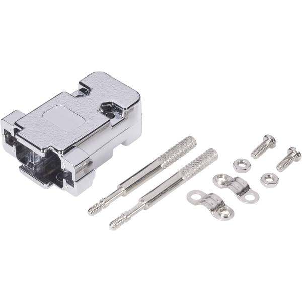 Bkl electronic 10120070 guscio sub-d poli 25 plastica metallizzata 180 argento