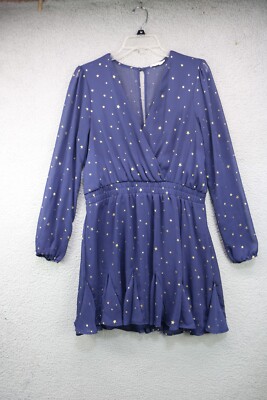 princess polly baby blue dress Eliza J Petite 3D Floating Flowers Off-The-Shoulder Midi Dress - Slate main image 0