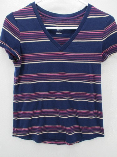 Mossimo Supply T-Shirt Size XS Striped 