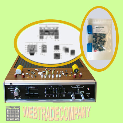 Dual CV62 44-teiliges Reparatur Elkoset für alle Baugruppen, Trimmer, NEU!