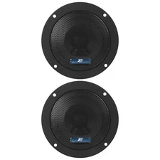 (Qty 2) Power Acoustik 4 Inch Midrange Speaker - Car Audio Speakers