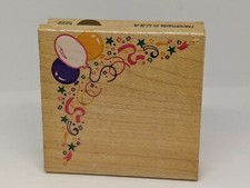 Birthday Corner -Wood / Rubber Stamp by Inkadinkado 2.25 x 2.25