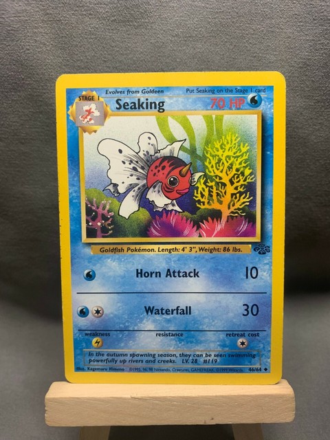 SEAKING Jungle Set 46 64 Uncommon Pokemon Card Unlimited 