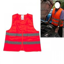 IWH Kamizelka ostrzegawcza Kamizelka odblaskowa Kamizelka bezpieczeństwa Kamizelka wypadkowa POMARAŃCZOWA DIN EN471