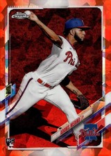 2021 Topps Chrome Sapphire - Adonis Medina Rookie #120 Orange Parallel #/25 (RC)
