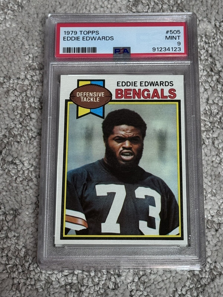 1979 TOPPS FOOTBALL CARD PSA 9 EDDIE EDWARDS CINCINNATI BENGALS | eBay