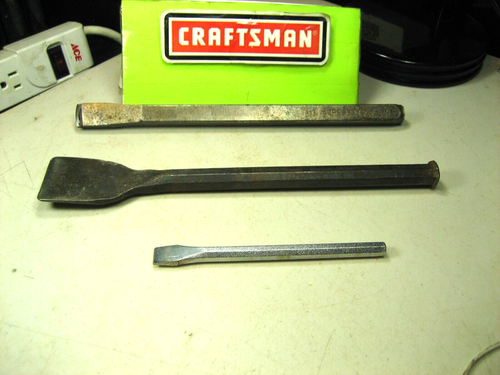 CRAFTSMAN 3/4" Chisel 11"LONG #42993 WF USA PLUS EXTRAS