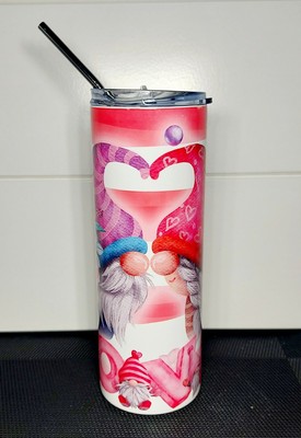 20 Unzen dünner Becher Gonk Gnome schön Edelstahl heiß oder kalt