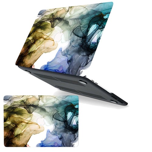 2in1 Candy Ink Colors Marble Case For Macbook M2 Air 15 13 Pro 16 14 11 12 inch - Picture 30 of 71