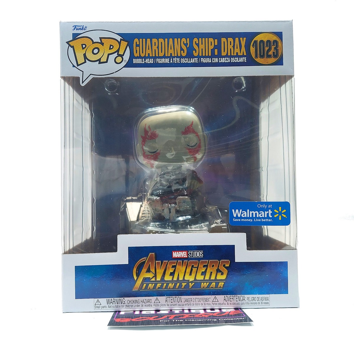 Funko Pop Marvel Guardians Ship Drax 1023 MIB WALMART AVENGERS