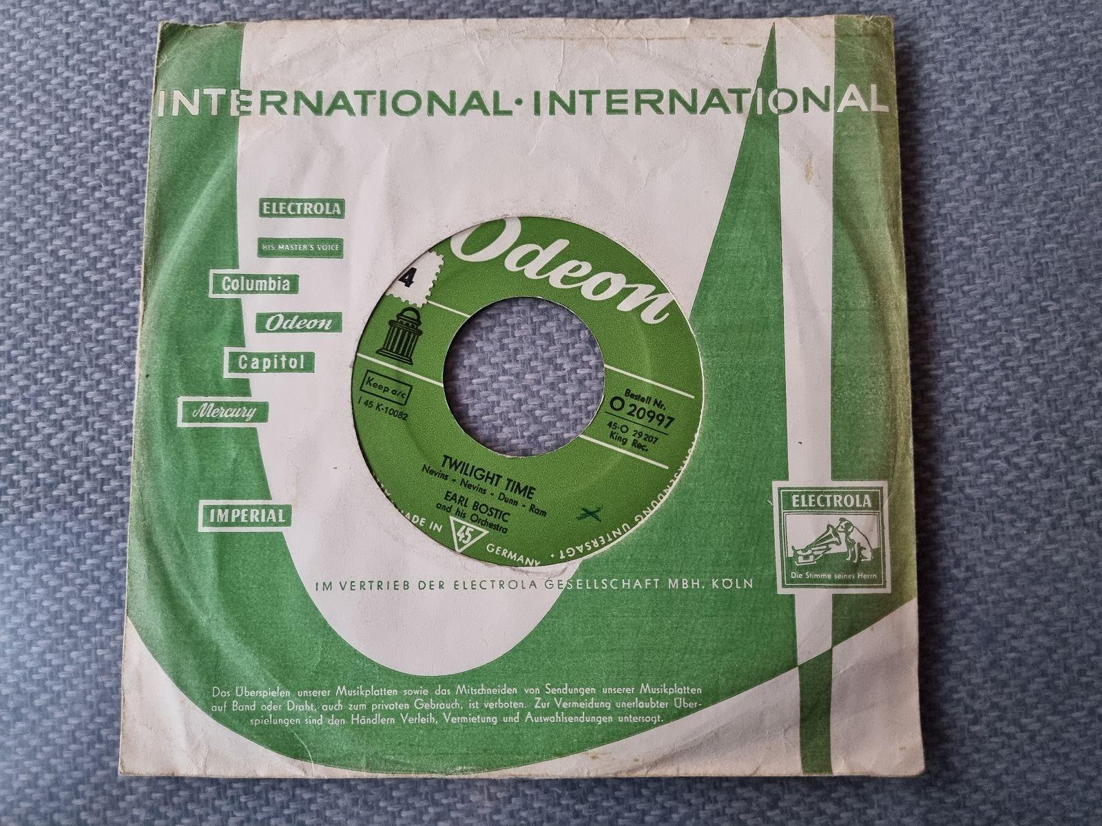 7"" Single Earl Bostic - Over the waves rock Vinyl Germany
