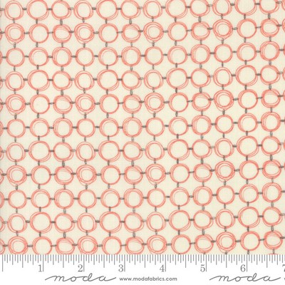 Moda - Le Pavot - ineinandergreifende Kreise 100% Baumwolle Stoff Patchwork Quilten