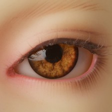 Dollmore 14mm acrylic eyes OOAK 14mm - Optical Half Round Acrylic Eyes WF09