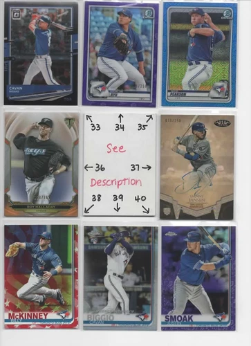 NEW Toronto Blue Jays U-PICK Serial #'d JERSEY AUTO Rookies VLAD SPRINGER MANOAH