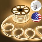 Ac110-120V Neon Led Strip Lights 50ft Waterproof for Bedroom, Indoor & Outdoor