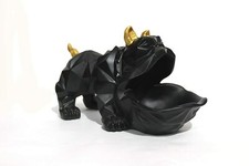 Hexagonale Art Rétro Designer Bulldog Animal Modèle Article Cadeau Décor Maison