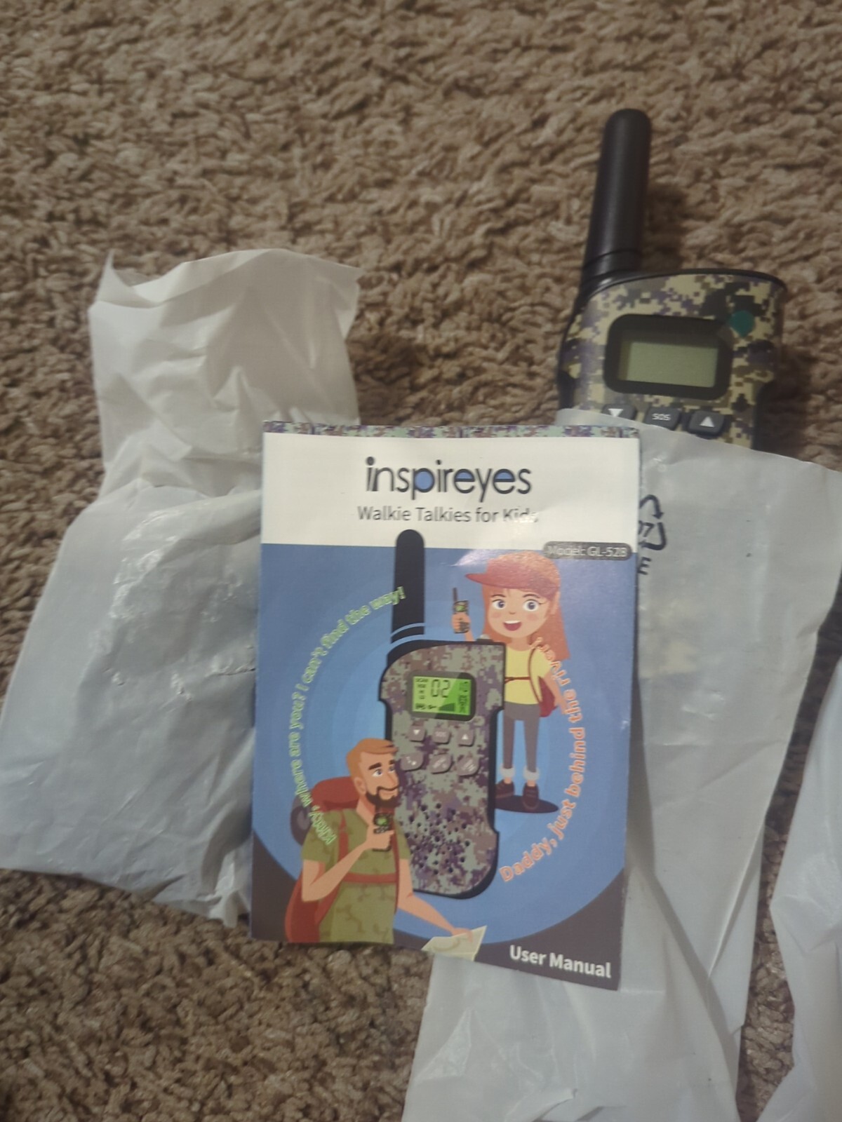 3 KMs Long Range 2 Way Radio for Boys and Girls 3 Pack Walkie Talkies for Kids