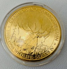 1997-98 Grand Casino  Coin - Mille Lacs & Hinckley - ELK MINNESOTA WILDLIFE