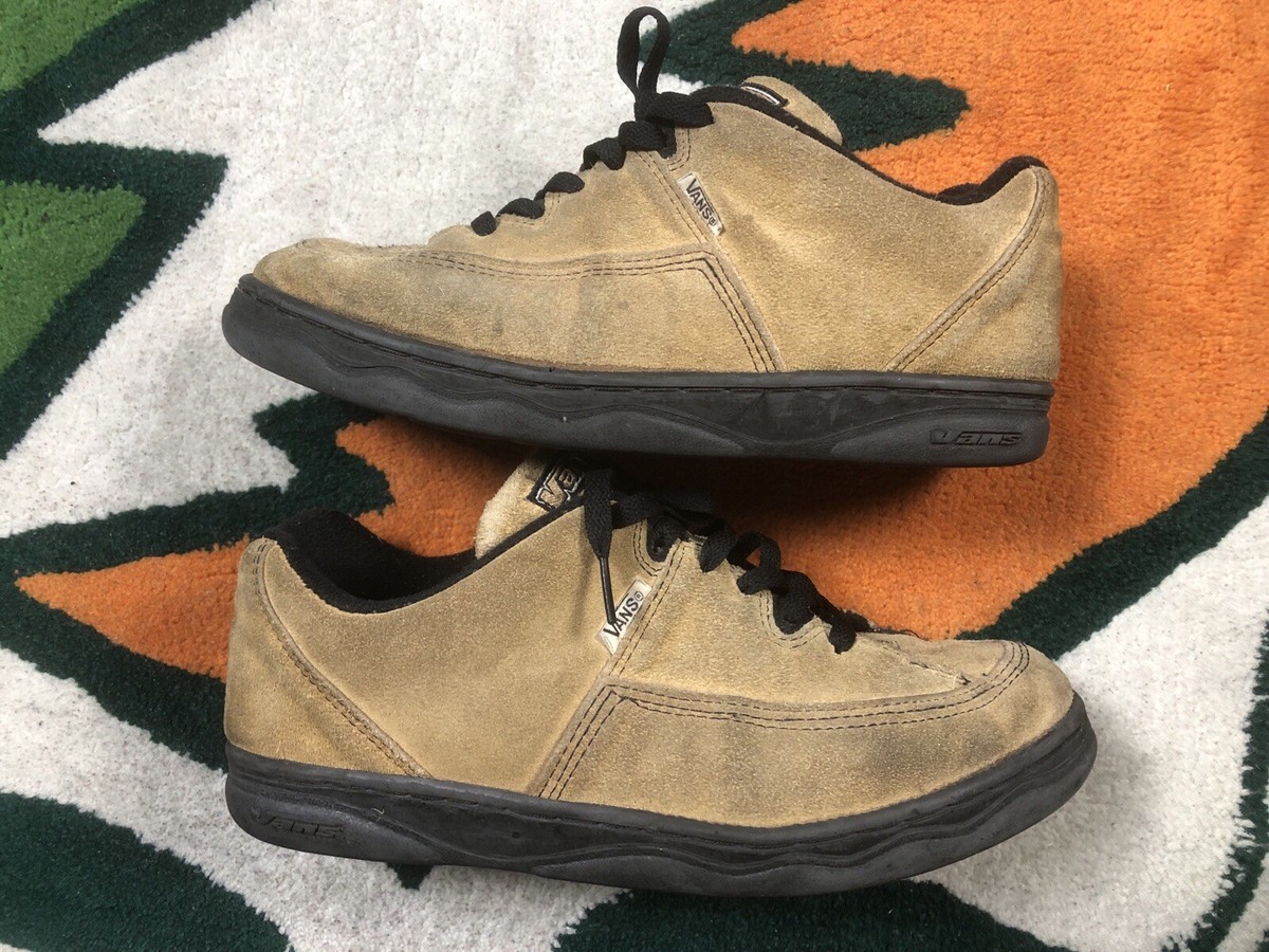 Vans Vintage “Grip” Padded Tongue Skating Shoe Brown Suede 