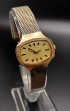 Vtg Art Deco Womens Timex Watch, needs repair, crack on crystal band issue?