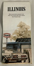 Vintage 1970 Texaco “Illinois” Road Map