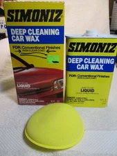Simoniz Deep Cleaning Car Wax Metal Can 1989