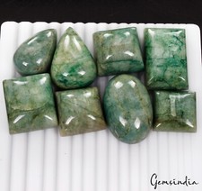 1030 Cts Natural Brazilian Green Emerald Mix Cabochon Loose Gemstones 21-42mm