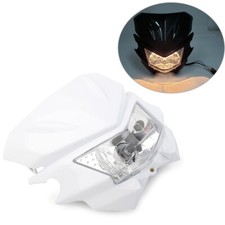 Universal Motor Fairing Headlight Lamp Hi /Lo For Street Fighter Dirt Bike White