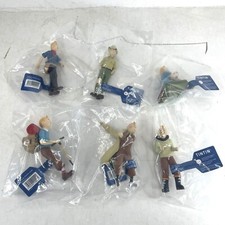 Lot De 6 Figurines Tintin (Modèle 1) - 4.5 à 8 Cm - Sous Licence Officielle