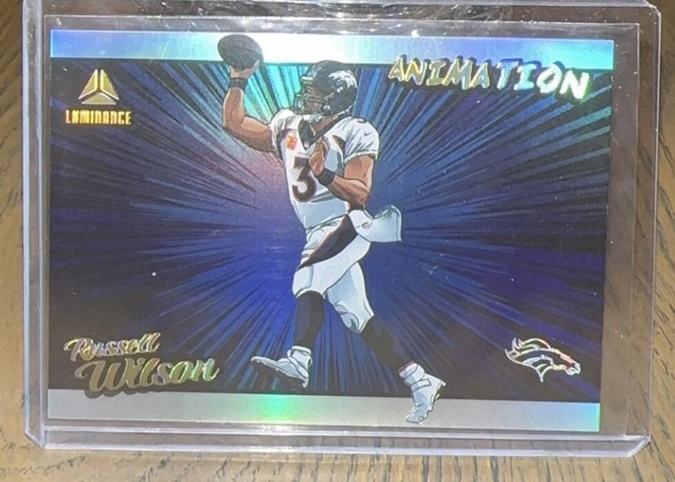 2023 Panini Luminance Russell Wilson Animation SSP Case Hit Broncos #ANI-8