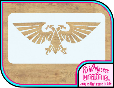 Warhammer 40k Imperial Aquila D Stencil Reusable Airbrush Spray Paint Wall Decor | eBay