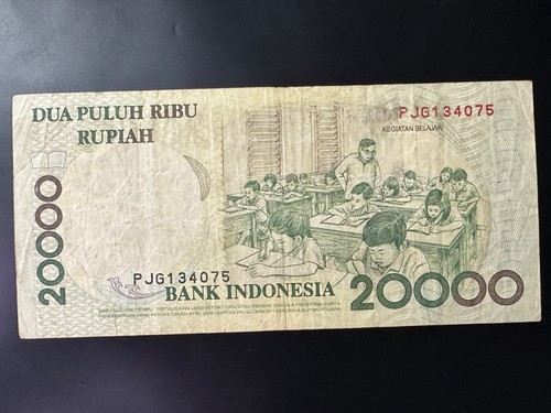 Indonesia 20000 Rupiah 1998 Banknote - Picture 2 of 3