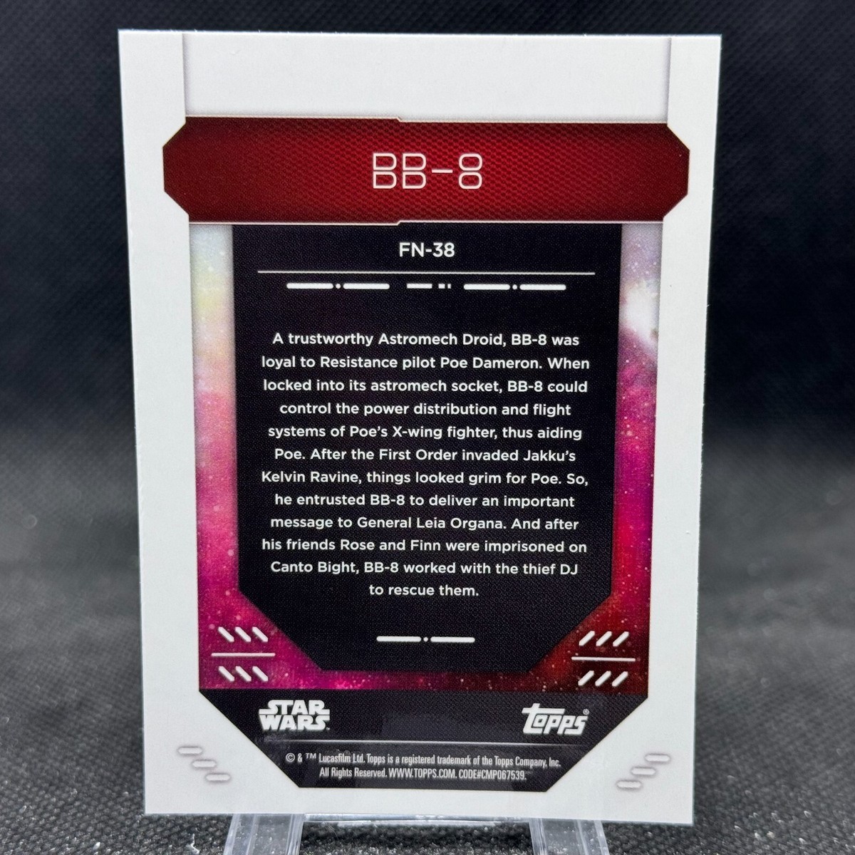 Topps - スケッチカード  Topps Finest Star Wars BB-8 Topps - スケッチカード Topps Finest Star Wars BB-8 2023
