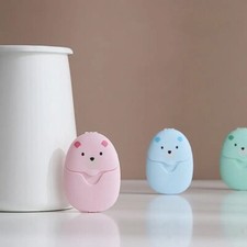 Portable Disposable Cleaning Soap Paper Cartoon Travel Paper Soaps