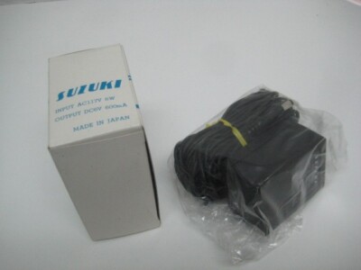 VTG NOS ac-adapter mx-a 6w unknown DC6v 600mA SUZUKI OMNICHORD