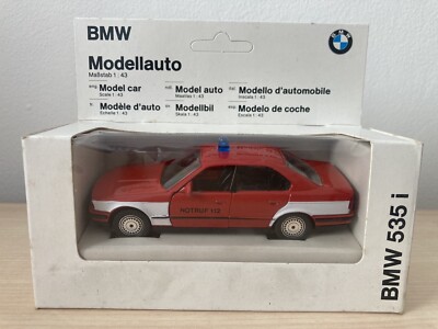 BMW 535i Notruf 112 Modellauto Schabak Diecast 1:43 Scale Model Car 82229417246