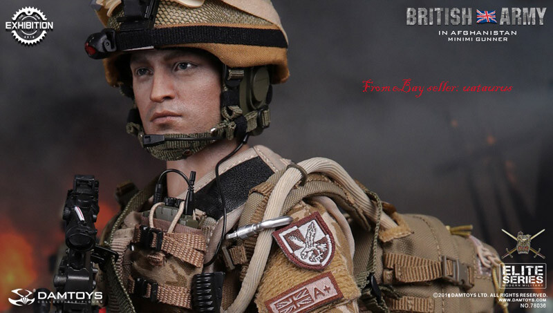 Perfect Damtoys 78036 1/6 British Army In Afghanistan - Minimi