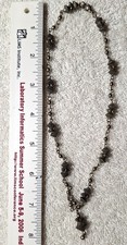 Vintage Rosery Necklace with Cone Shaped Beads
