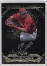 2015 Topps Tier One New Guard Silver Ink 5/10 Maikel Franco #NGA-MFR Auto p8v