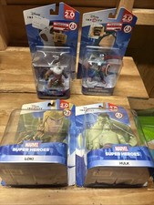 4 DISNEY INFINITY MARVEL SUPER HEROES 2.0 FIGURES - BRAND NEW FACTORY SEALED