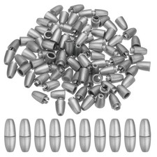 24mm Breakaway Clasps, 100 Set Plastic Bead Barrel Connectors, Silver