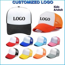 Adjustable Kids Adult Custom Printed Logo Caps for Men Women Girl Boy Hat